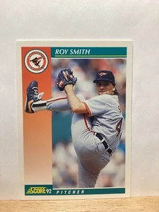Score 1992 Baseballkarte: Roy Smith, Baltimore Orioles - Karte #256 - Bild 1 von 2