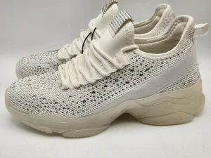 NUOVO! Scarpe da tennis donna taglia 6 SOUTHERN FRIED CHICS bianche con strass gommose - Foto 1 di 20