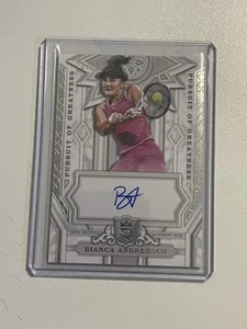 2024 Topps Royalty Tennis Bianca Andreescu Pursuit Of Greatness Auto /75 - Picture 1 of 2