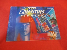 Kabuki Quantum Fighter Nintendo NES Instruction Manual Booklet ONLY