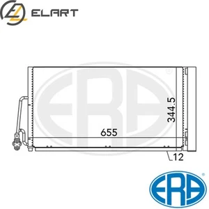 CONDENSER AIR CONDITIONING 667090 FOR MINI N18B16A/B16C N16B16A N12B16A 1.6L - Picture 1 of 6