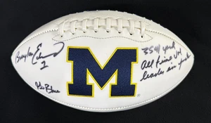 Braylon Edwards Signed & Inscribed 3541 Yds Michigan Wolverines Football JSA COA - Picture 1 of 7