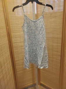 Art Class Sundress Girls Size 8 Blue White Floral Adjustable Strap Sleeveless  - Picture 1 of 12