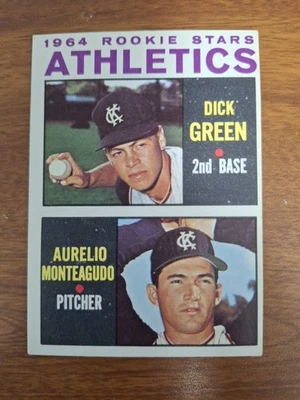 1964 Topps Set-Break #466 A'S Rookies EX++ - Image 1 of 2