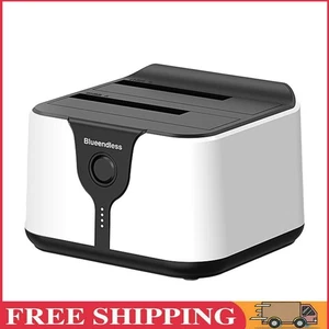 USB 3.0 To SATA Dual-Bay HDD Docking Station Hard Drive Station Hard Drive Dock - Afbeelding 1 van 14