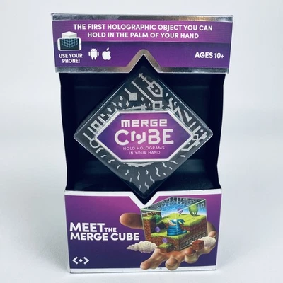 MERGE CUBE AR VR STEM Toy Interactive Hologram Hold Science in Your Hand NIB - Image 1 of 4