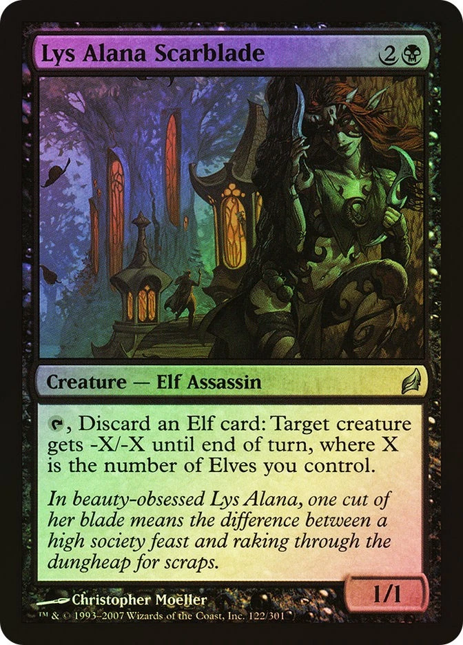MTG FOIL Lys Alana Scarblade  - Lorwyn #122 - Image 1 of 1