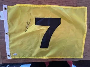 Greg Norman Signed & Autograph golf flag JSA COA - Picture 1 of 3