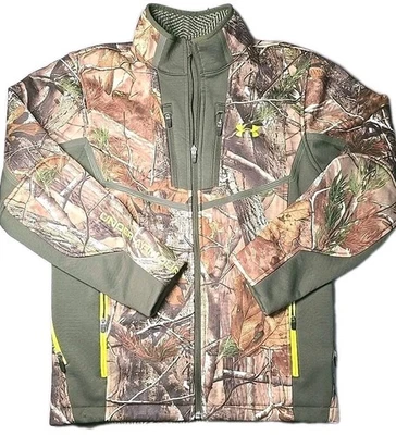 Under Armour ColdGear Scent Control Speed Freek Jacket Realtree AP Camo Small - Image 1 of 4