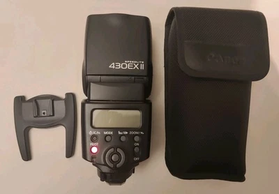 Canon Speedlite 430EX II Shoe Mount Flash Mount with Case & Stand - Image 1 of 4