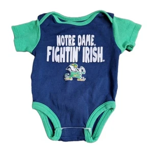 Notre Dame Fighting Irish Bodysuit Unisex Baby 0/3 Months  - Picture 1 of 6
