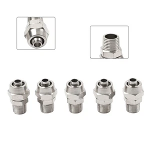 5PC Tire Changer 8mm 1/8 Air Valve Metal Connector - Bild 1 von 10
