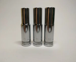 Minimax 3/8" 10mm,11mm,12mm Deep Sockets MADE IN JAPAN - Picture 1 of 4