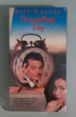 bill murray  GROUNDHOG DAY chris elliott  VHS VIDEOTAPE NEW corner / edge dings - Imagem 1 de 2