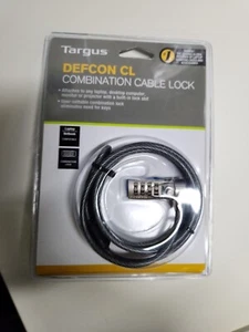 Targus Defcon CL Combination Cable Lock Notebook Security - Picture 1 of 1