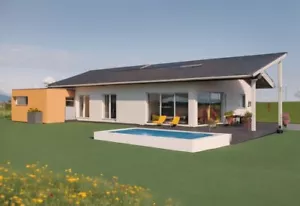 Moderner Bungalow nähe Bad Radkersburg kurz vor Fertigstellung - Bild 1 von 3