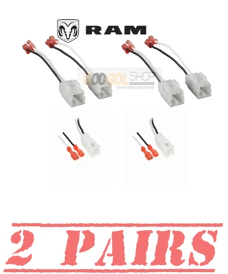 Arnés de actualización de altavoces delanteros y traseros para Dodge/Chrysler/Jeep/RAM Foto 1 de 2