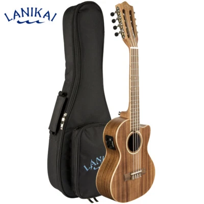 Lanikai ACACIA Series ACST-8CET 8-String Tenor Acoustic Electric Ukulele + Bag - Image 1 of 4