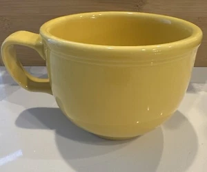 Homer Laughlin FIESTAWARE 18 oz Jumbo Mug Yellow Soup Cup Bowl Fiesta - Picture 1 of 4