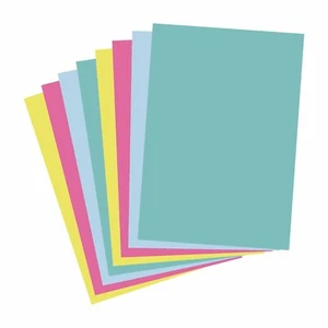 Tarjetas pastel A4 250 gsm cartulina gruesa 100 hojas papel mezclado arte artesanía - Imagen 1 de 24
