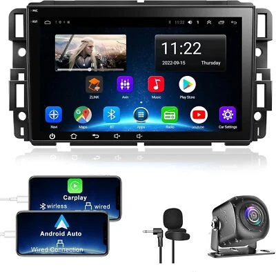 For Chevy Silverado 2007-2013 1500 2500 Carplay Stereo 8" Radio GPS Navi Android - Imagem 1 de 4