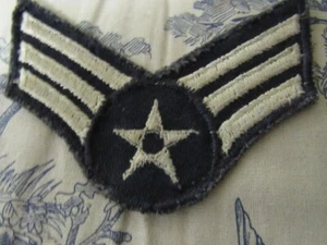 Vtg. Post WWII USAF Sergeant Rank Patch Theater Made ? #2 - Picture 1 of 3
