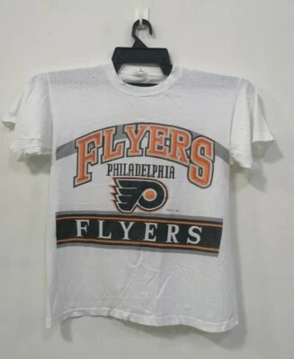 CAMISETA DE COLECCIÓN PHILADELPHIA FLYERS ICE HOOKEY NHL ALGODÓN BLANCA 1997 HOMBRE GRANDE Foto 1 de 4