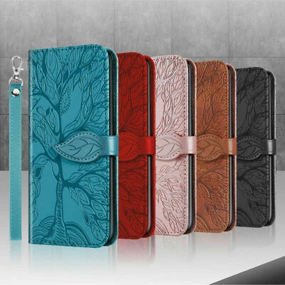 Leather Tree Wallet Phone Case For Samsung A51 A71 A40 A30 A10S A20E A80 A70 A50 - Image 1 of 4