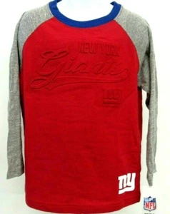 NFL New York Giants Boys Long Sleeve T Shirt Size XL 16/18 - Picture 1 of 2