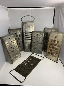 Vintage Vegetable Shredders 7 total Wonder Rapid Super All In One - Picture 1 of 7