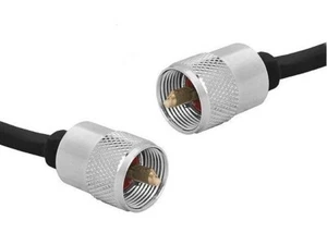 PLOMO DE PARCHE - ESTÁNDAR RG58 (PL259) CABLE DE PARCHE (1 METRO) - Imagen 1 de 1