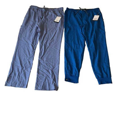Pantalones Médicos Beyond Para Mujer Talla M Azul Rosie Cordón Y Jogger 2 Pares Foto 1 de 4
