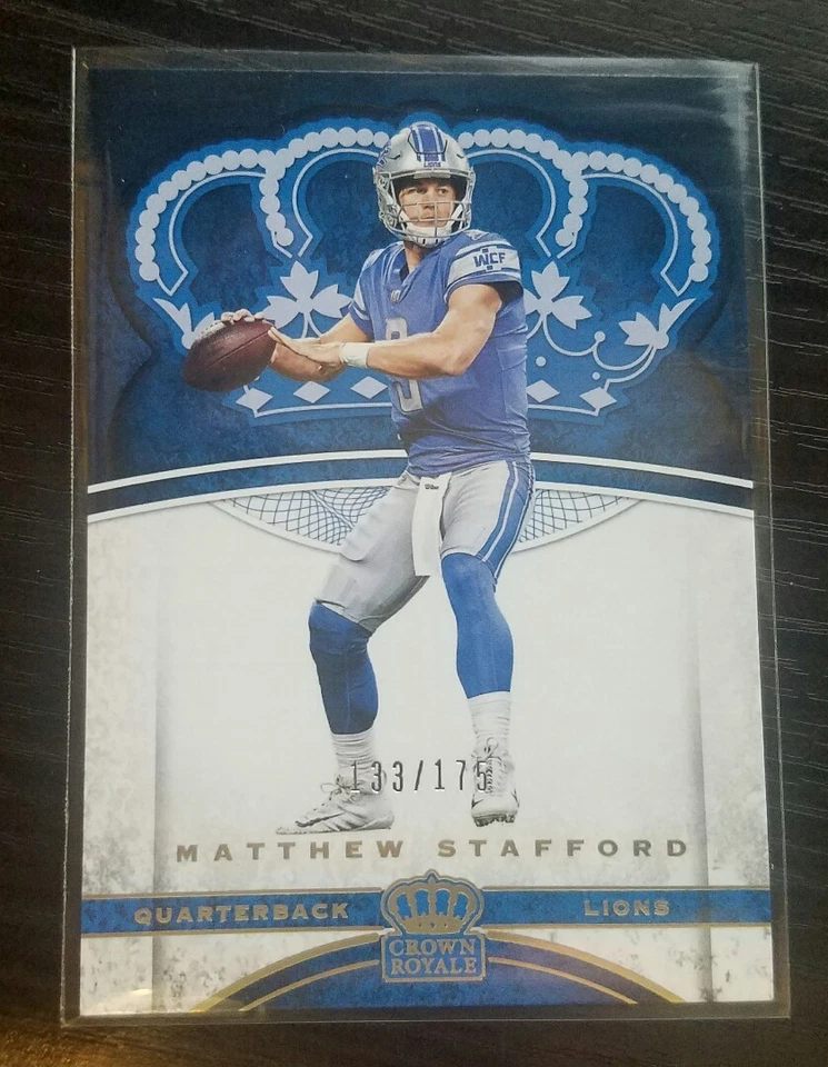 2017 Crown Royale Holo Gold #14 Matthew Stafford /175 - Image 1 of 1