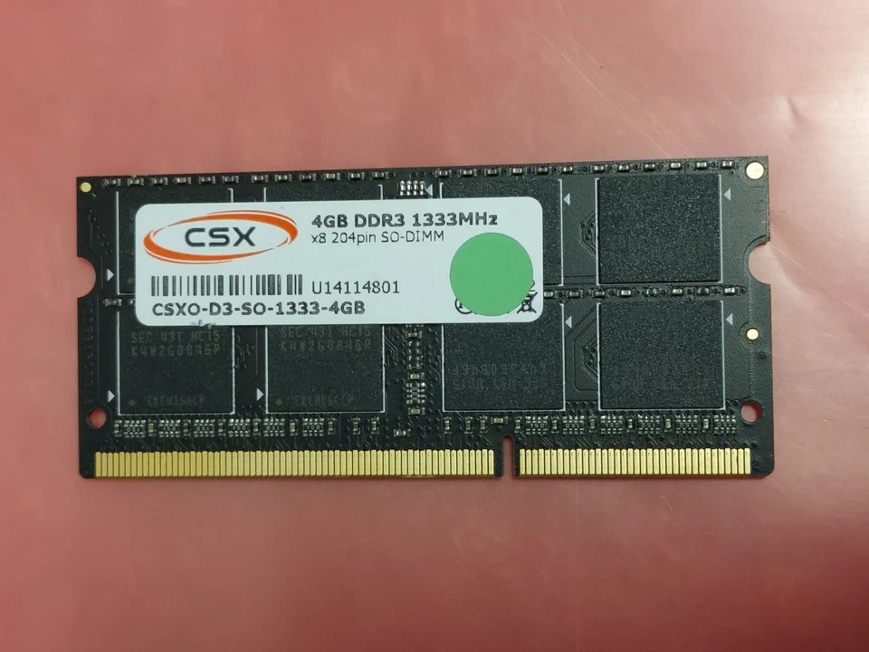 CSX 4GB DDR3 1333MHz / 204pin SO-DIMM ##839 - Bild 1 von 1