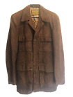 Leather Jacket Robert Lewis Idea Mens Size 38 Suede Hanna Vintage 1970's 1980's