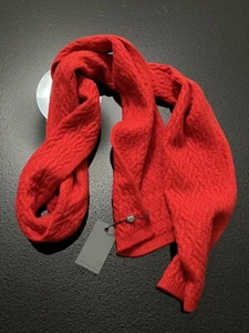 Bufanda de lujo para hombre de la colección John Varvatos - "Bufanda de cable" - Lana de cordero - $148 - Imagen 1 de 11