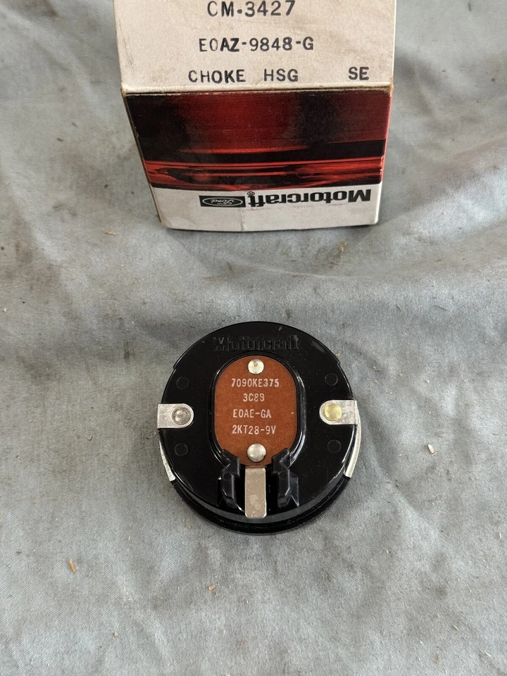 NOS 1980 FORD Granada Puma Marqués CARCASA ESTRANGULADOR DE CARBOHIDRATOS CM-3427 E0AZ-9848-G OEM Foto 1 de 3