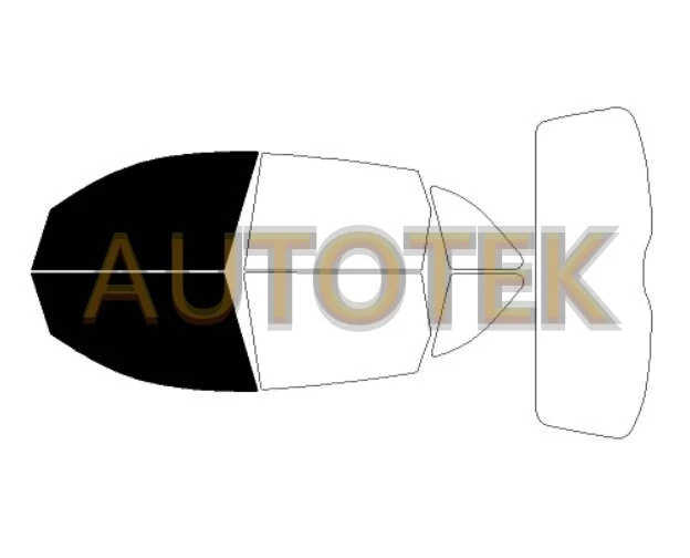 Filme PreCut dianteiro duas portas janelas qualquer tonalidade % VLT para Audi Q5 2009-2017 - Imagem 1 de 4