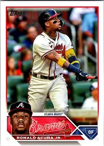 2023 Topps Ronald Acuna Jr Baseball Card #150 - Atlanta Braves - Picture 1 of 2