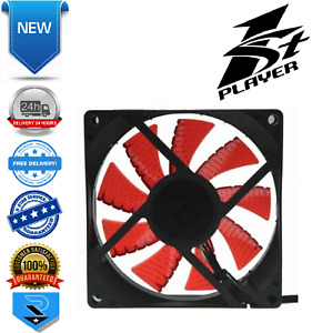 1st Player Case Fan 12cm 15x Red LED 3+4 Pin Connector