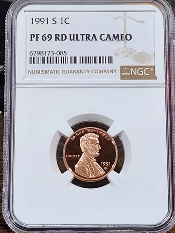 1993 S Lincoln 1c, NGC Certified PF 69 UCAM RD, 092 Cover