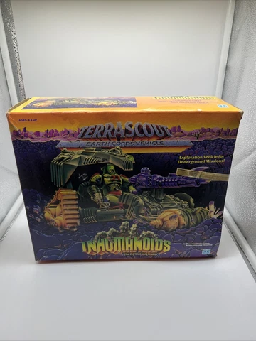 VTG 1986 Hasbro Inhumanoids Terrascout Earth Corps Vehicle New Open Box Cover