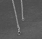 1P 16-30inches Wholesale jewelry 925 Sterling Silver Plated Rolo Chain Necklaces