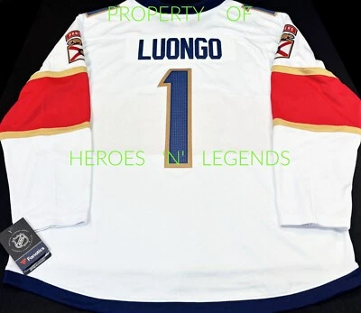 NWT-S-M-L * ROBERTO LUONGO FLORIDA PANTHERS FANATICS BREAKAWAY HOCKEY JERSEY - Image 1 of 4