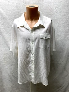Hawk Mens XXL  Shirt Button Short Sleeve - Picture 1 of 5