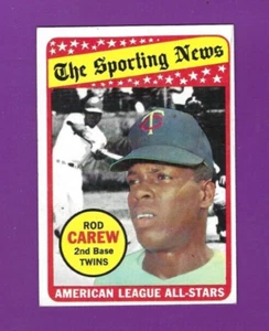 Carta Baseball 1969 Topps #419 Rod Carew Minnesota Twins EX+ HOF - Foto 1 di 2