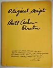 I LOVE LUCY Producer/Director William Asher's Original Set Used Script Signed!