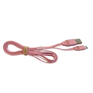 USB Micro Flat Charging Cable for Android Devices 3.3ft /1 m, Pink CT Tek - Picture 1 of 4