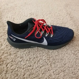New England Patriots Nike Pegasus 36 Shoes Air Zoom NFL Limited Running Men's 13 - Picture 1 of 7