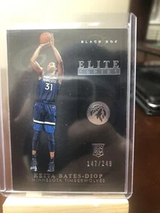 2018/19 18/19 Panini Chronicles Black Box Elite Keita Bates-Diop /249 RC Twolves - Picture 1 of 1